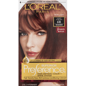 L'Oreal Permanent Hair Color, Warmer, Light Auburn 6R
