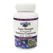 Natural Factors Blue Rich Super Strength Blueberry Concentrate 500 Mg