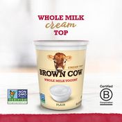 Brown Cow® Cream Top Plain Whole Milk Yogurt