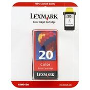 Lexmark Inkjet Cartridge, Color, 20
