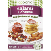 Gopicnic Ready-To-Eat Meal, Salami & Cheese