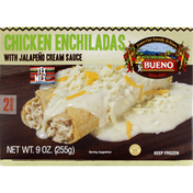 Bueno Enchiladas, Chicken with Jalapeno Cream Sauce, Tex Mex Style