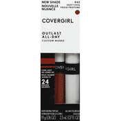 CoverGirl Lip Color, Moisturizing Topcoat, All-Day Colorcoat, Deep Cool 940