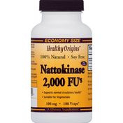 Healthy Origins Nattokinase, 2000 FU's, 100 mg, Vcaps, Economy Size
