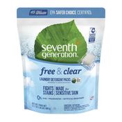 Seventh Generation Laundry Detergent Packs Free & Clear