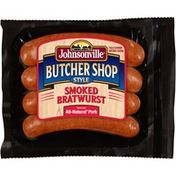 Johnsonville Butcher Shop Style Bratwurst (101875) Smoked & Cooked