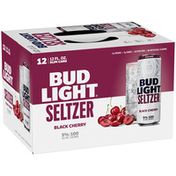 Bud Light Hard Seltzer Black Cherry, Gluten Free, Slim Cans