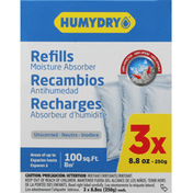 Humydry Moisture Absorber Refills, Unscented