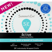 Summer's Eve Cleansing Cloths, Active, Individually Wrapped