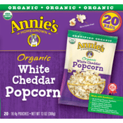 Annie S Homegrown Organic White Cheddar Popcorn 14 Oz Instacart