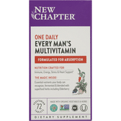 New Chapter Multivitamin, Every Man's, One Daily, Vegetarian Tablets