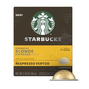 Starbucks Coffee Capsules for Nespresso Vertuo Machines — Blonde Espresso Roast