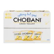 Chobani Low-Fat Greek Yogurt Pineapple - 6 CT