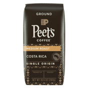 Peet's Coffee Single Origin Costa Rica, Medium Roast Ground Coffee, Bag