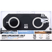 Altec Lansing Bluetooth Speaker, Rugged, with Lighting Effects, Mini Lifejacket Jolt
