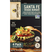 Sweet Earth Burger, Veggie, Vegan, Santa Fe