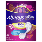 Always Daily Liners Regular Absorbency Unscented