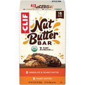 CLIF BAR Chocolate & Peanut Butter and Peanut Butter Nut Butter Bar Variety Pack