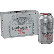 Budweiser Select 55 Light Beer Cans
