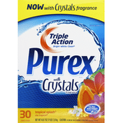 Purex Detergent, with Crystals Fragrance, HE, Triple Action, Tropical Splash