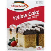 Manischewitz Cake Mix, Yellow, with Fudge Frosting