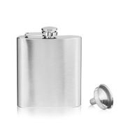 Savoy 6oz Stainless Steel Flask with Funnel
