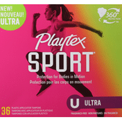 Playtex Tampons, Plastic Applicator, Ultra