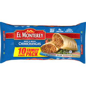 El Monterey Chimichangas, Beef & Bean, Family Pack