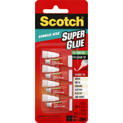 Scotch Super Glue, Gel, Single-Use
