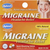 Hyland's Migraine Headache Relief, Quick-Dissolving Tablets
