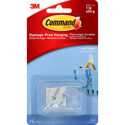 Command Hooks, Clear, Small