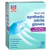 Rite Aid Synthetic Nitrile Medical Gloves, Multi-Purpose, One Size Fits All