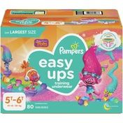 Pampers Easy Ups Training Underwear Girls Size 7 5T-6T