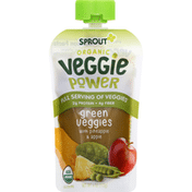 Sprout Veggie Power, Organic, Green Veggies