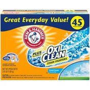 Arm & Hammer Plus Oxiclean Powder Laundry Detergent, Fresh Scent, 45 Loads