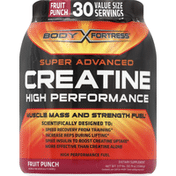 Body Fortress Creatine, High Performance, Super Advanced, Fruit Punch, Value Size