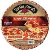 MaMa Rosa's Traditional Sausage & Pepperoni Pizzas