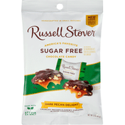 Russell Stover Chocolate Candy, Sugar Free, Dark Pecan Light