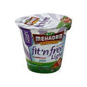 MEHADRIN Plain Blended Fit 'n Free Fat Free Yogurt