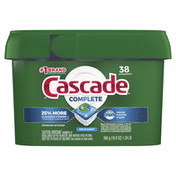 Cascade Complete Actionpacs, Dishwasher Detergent, Fresh Scent