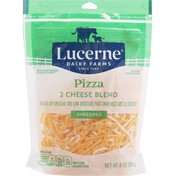 Lucerne Shredded Cheese, 2 Cheese Blend, Pizza