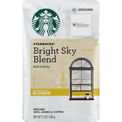 Starbucks Coffee, 100% Arabica, Ground, Blonde, Bright Sky Blend