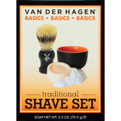 Van Der Hagen Shave Set, Traditional, Basics
