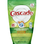 Cascade Dishwasher Detergent, Action Pacs, Citrus Scent