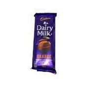 Cadbury Dairy Milk Orange Flavoured Milk Chocolate
