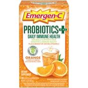 Emergen-C Probiotics+ Fizzy Drink Mix Packets Orange, Probiotics+ Fizzy Drink Mix Packets Orange