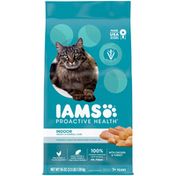 IAMS Adult Indoor Weight & Hairball Care Dry Cat Food with Chicken & Turkey