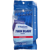 TopCare Razor, Twin Blade, Disposable