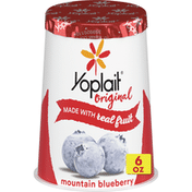 Yoplait Original Yogurt, Mountain Blueberry, Low Fat Yogurt