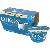 Oikos Greek Blended Very Vanilla Fabulously Fat Free Yogurt